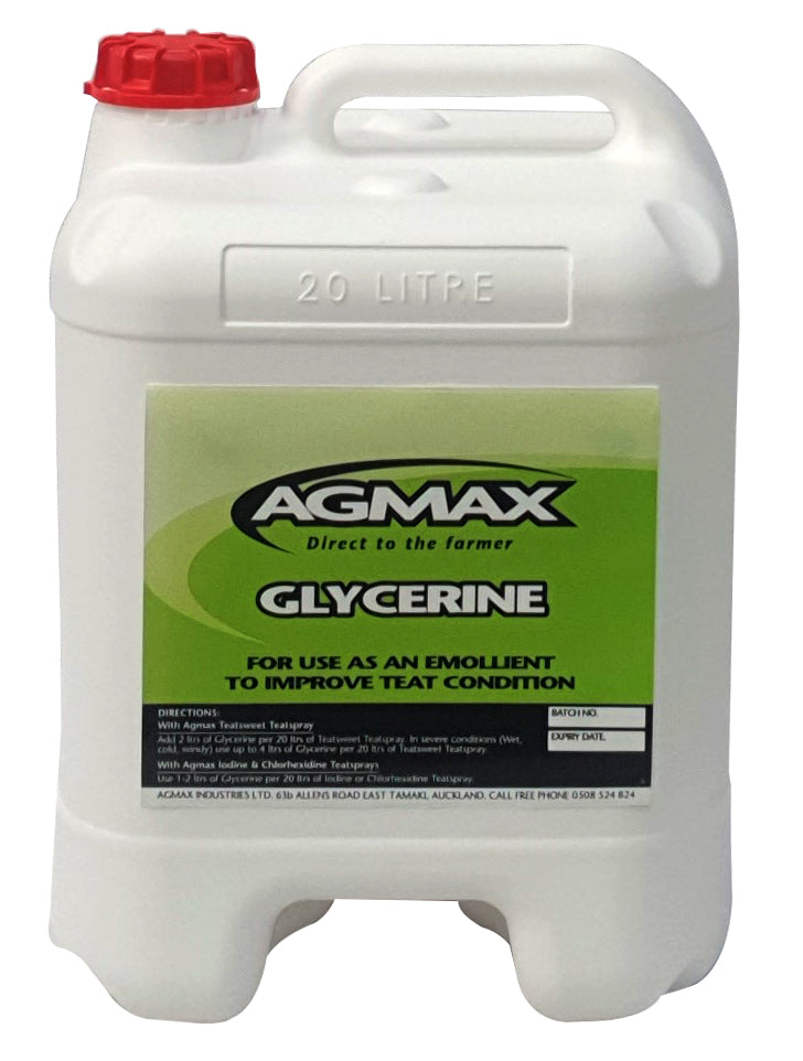 Agmax Glycerine 20L Emolient