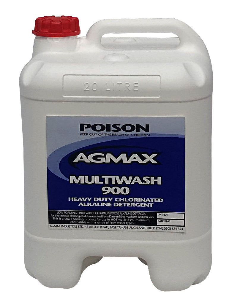 Agmax Multiwash 900 Liquid Chlorinated Alkali 20L