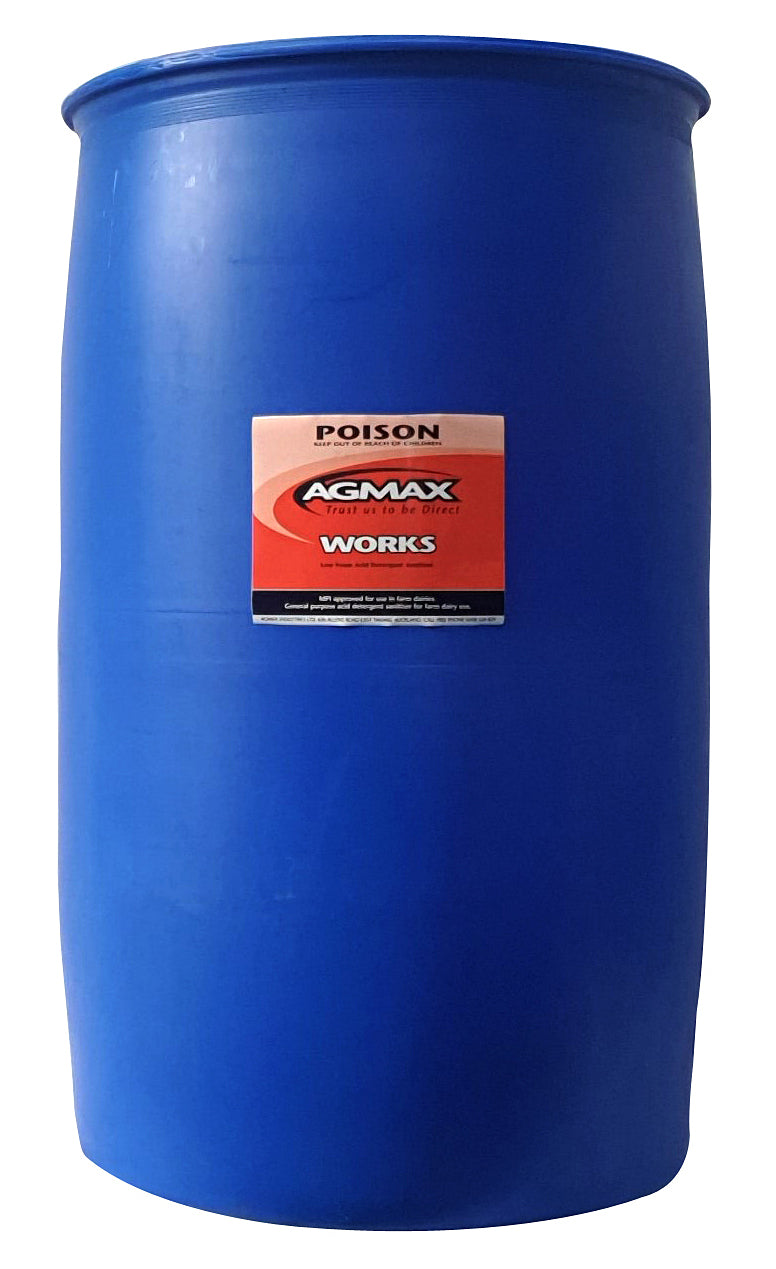Agmax Works Acid Detergent Sanitiser 200L